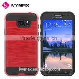 Manufacturers Looking for Distributors Hair Line Metallic Rubberized Matte pc Phone Case for Samsung Galaxy S7 Active Quality Choice