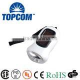 Mini Power Dynamo Torch Rechargeable 3 LED Solar Mini Solar Torch thumbnail-1