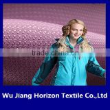 100% polyester jacguard pongee fabric with pu coated for jacket