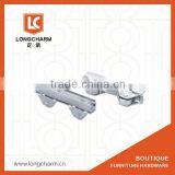 Pair of Cabinet Hangers - Screw Mounting - Cream Colour Cabinet Hanger Bracket thumbnail-4