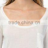 2015 Women T-shirt Wholesale Custom T-shirt for Woman Wear Apparel Online Shopping China thumbnail-3