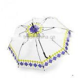 new item China high quality pvc golf transparent umbrella ailbaba honsen