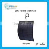 30W Monocrystalline Silicon Cell Marine Bendable Semi Flexible Solar Panel thumbnail-3