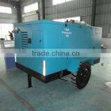 Auto Diesel Engine Towable Trailer Rotary Screw 10 Bar Mobile Compressor thumbnail-3