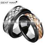 Fashion Facet Ceramic Matching Couple Rings for 2 Personalized Jewelry thumbnail-1