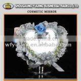 Wholesale Round Small Hand Desktop Makeup Mirror