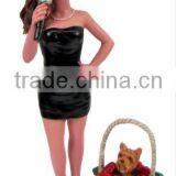 Polyresin Singer Bobble Head for Sexy Girl thumbnail-1