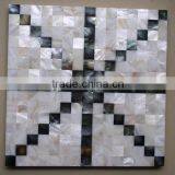 Hot Sale Luxury Triangular Random Mixed Color Spell Shell Mosaic Tiles thumbnail-2