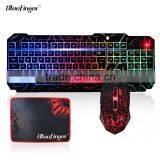 Cool Crack Parttern Color Backlit PC Keyboard and 6 Button Mouse thumbnail-5