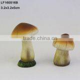 Garden Red Resin Mushroom Statues for Decor thumbnail-3