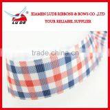 2015 Colorful Tartan Plaid Ribbon