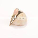 New Designs Fingernail Shaped Fake Gold Ring thumbnail-2