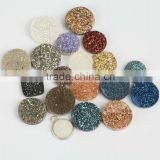 different sizes and shape agate druzy different colors coated cabochons
