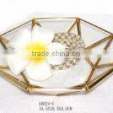 Newest Round + Square +oval + Hexagon + Heart Many Shapes for Clearly Decorative Metal Storage Serving Rectangle Mirror Trays thumbnail-1