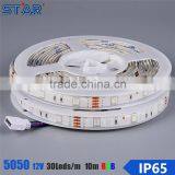 150leds 30leds/m 7.2w 24V IP68 Waterproof Rgb Led Strip 5050 thumbnail-5