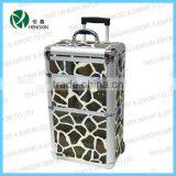 Trolley Camouflage Pattern Beauty Make up Case Cosmetic Tray Case thumbnail-1