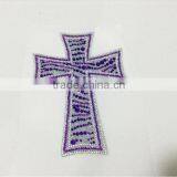 rhinestone cross shape jewelry stickers
