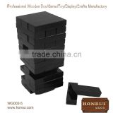 wooden black blocks
