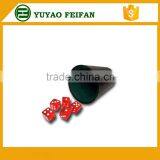 Black Casino PU Dice Game Cup Game Set Can Print Logo thumbnail-2