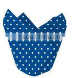 Easy Clean Factory Price Wholesale Food Grade Dot Cupcake Wrapper