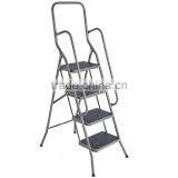 2 Step Stool Folding Ladder Safety Handrail Rail thumbnail-2