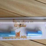 Red Pet Teethbrush Wholesale Pet Grooming Tool Kit thumbnail-2