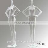 Fashion Modeling Long Neck Female Fiberglass Sexy Mannequin on Sale thumbnail-3