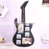 Custom Handmade Guitar Shaped Wood Collage Photo Frame Wholesale thumbnail-1