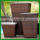 FO-9404 Synthetic Garden Rattan Flower Container thumbnail-1