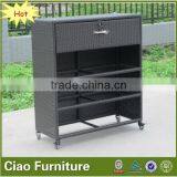 Furniture Partition Rattan Living Room Cabinets thumbnail-2