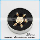 Hot Selling EDC Hand Metal Fidget Spinner Bearing 608 Silent Fidget Toy thumbnail-6