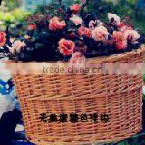 Eco-friendly Wicker Hand Weave Bicycle Basket thumbnail-2