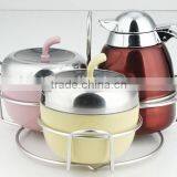 5pcs Stainless Steel Seasoning Pot Spice Container Set thumbnail-5