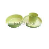 Reusable High Quality Pretty Design Bamboo Fiber Kids Dinnerware Set