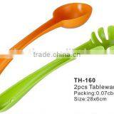 Plastic Spoon and Fork Pasta Spoon Pasta Server thumbnail-1