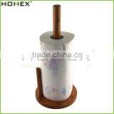 100% Natural Green Bamboo Paper Towel Holder /Homex_BSCI thumbnail-1
