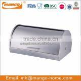 Stainless Steel Roll-top Lid Bread Bin