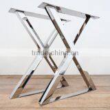 Modern Stainless Steel Dining Table Feet for Granite Tops Design thumbnail-2