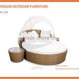 Rattan Outdoor Furniture Garden Patio Sun Bed thumbnail-3
