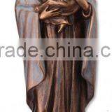Garden Decoration Antique Religious Metal Crafts Life Size Bronze Madonna thumbnail-5