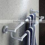 The Space Aluminum Alloy Double Pole Round Base Level Bar Hotel Bathroom Special Racks thumbnail-1