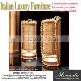 Momoda Luxury Antique Solid Wood 5 Drawers Chest Cabinet Wardrobe Armoire Cupboard Bedroom Home Furniture Fancy Living Room thumbnail-1