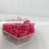 Factory Custom Hexagon Shape Acrylic Plexiglass Flower Box thumbnail-3