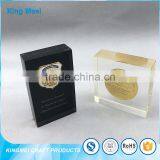 High Quality Acrylic Desk Acrylic Paper Weight Acrylic Coin Box thumbnail-1