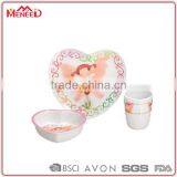 Shark Shape Melamine Plates and Bowls, Good Quality Children Japan and South Korea Tableware thumbnail-2