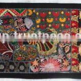Indian Mandala Tapestry - Antique Floral Handloom Vintage Tapestry Upholstery Fabric thumbnail-1