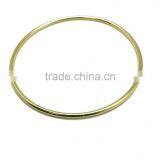 ID 6 Inch Steel Wire Ring, High Quality Bright Brasss Color O Ring for Bag Round Ring thumbnail-1