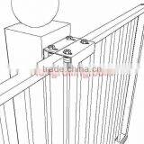 Upper Guide Roller Bracket,Guide Roller Bracket,Guide Plate With Nylon Roller,used for Sliding Gate,cantilever Gate. thumbnail-2