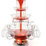 CHOCOLAZI ANT-8010 3 tiers Plastic Home Punch bowl cocktail wine fountain wine fountain price