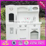 2017 High Quality Kids Wooden Pretend Play Kitchen,popular Pretend Play Kitchen, Children Toy Pretend Play Kitchen W10C214 thumbnail-1